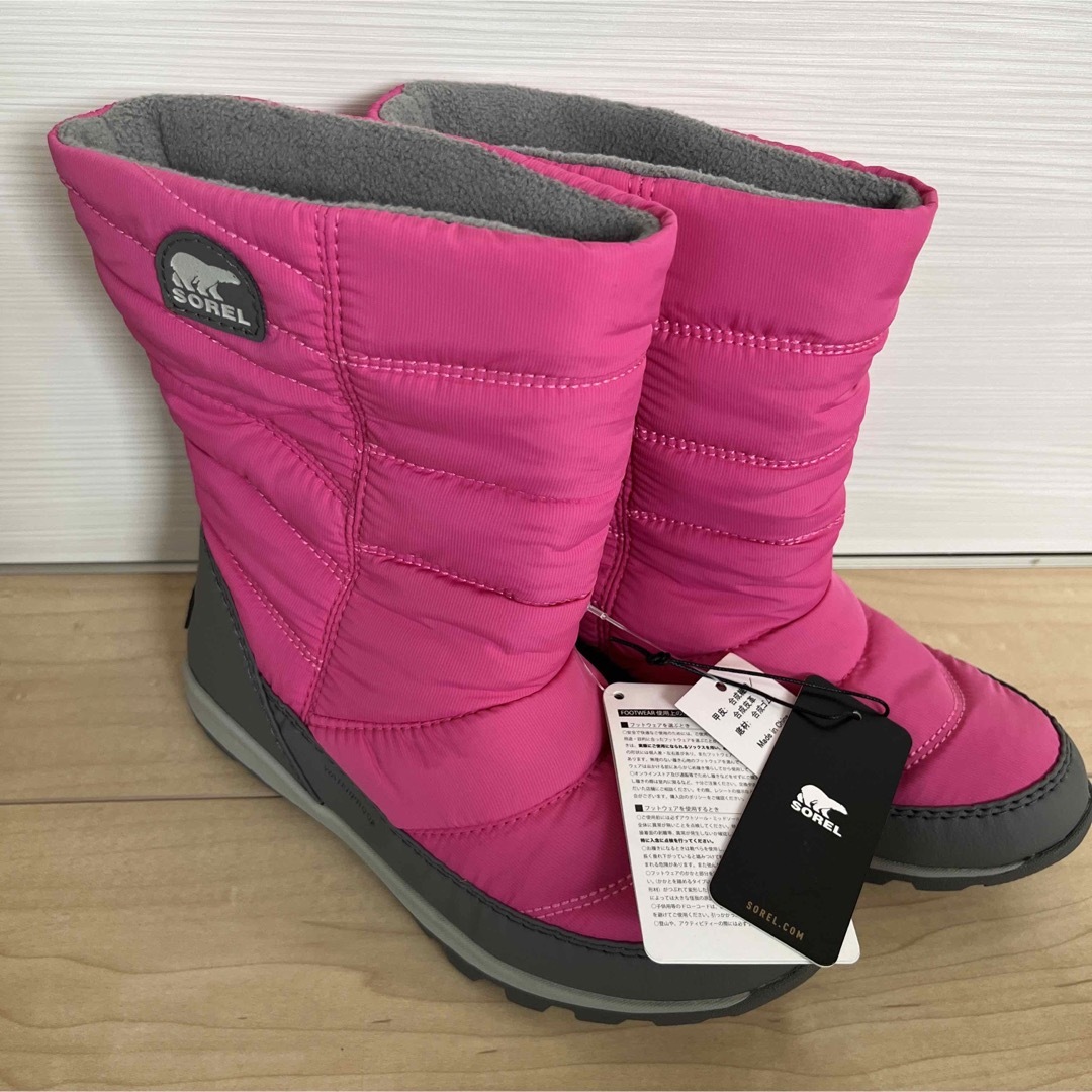 【新品】22.0cm　SOREL　ブーツ　ソレル　スノーブーツ　ピンク