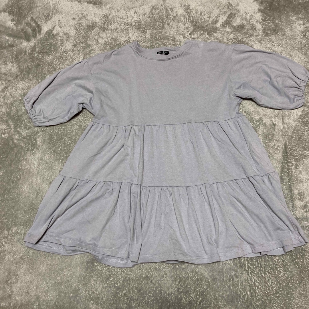 しまむら(シマムラ)のキッズ　チュニック キッズ/ベビー/マタニティのキッズ服女の子用(90cm~)(Tシャツ/カットソー)の商品写真