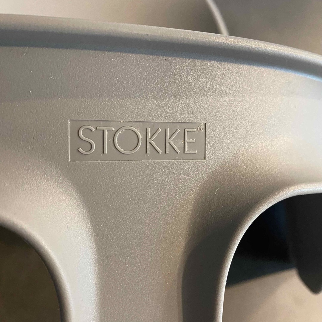 Stokke(ストッケ)のストッケ　トリップトラップチェア　ストームグレー　背もたれ・レールセット キッズ/ベビー/マタニティの授乳/お食事用品(その他)の商品写真