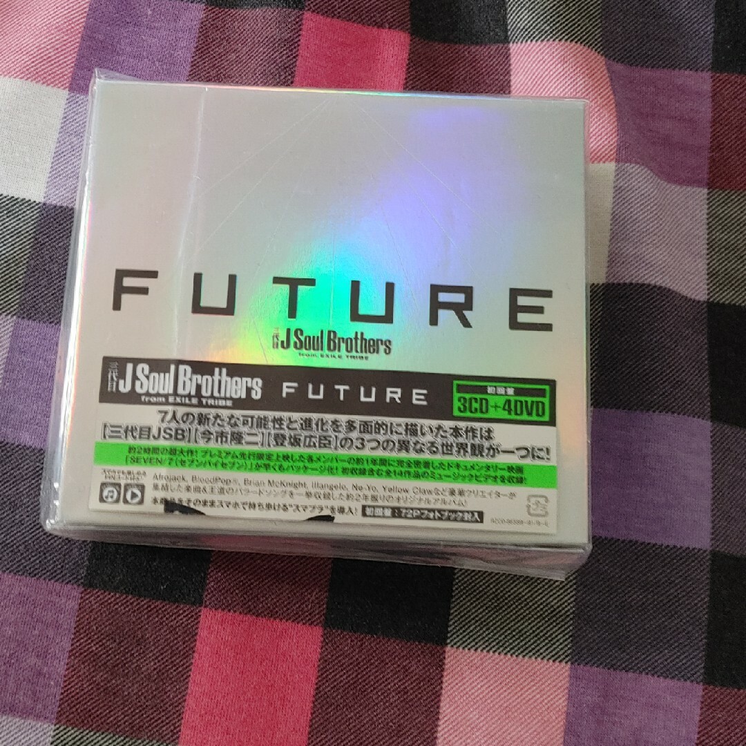 三代目 J Soul Brothers(サンダイメジェイソウルブラザーズ)のFUTURE（DVD4枚付） エンタメ/ホビーのCD(ポップス/ロック(邦楽))の商品写真