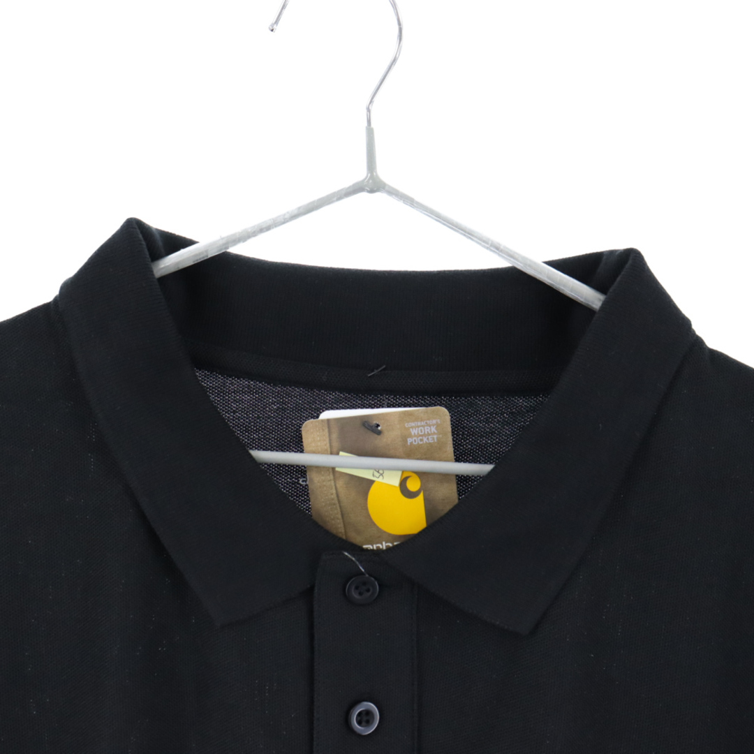 CARHARTT カーハート Original Fit 半袖ポロシャツ ブラック