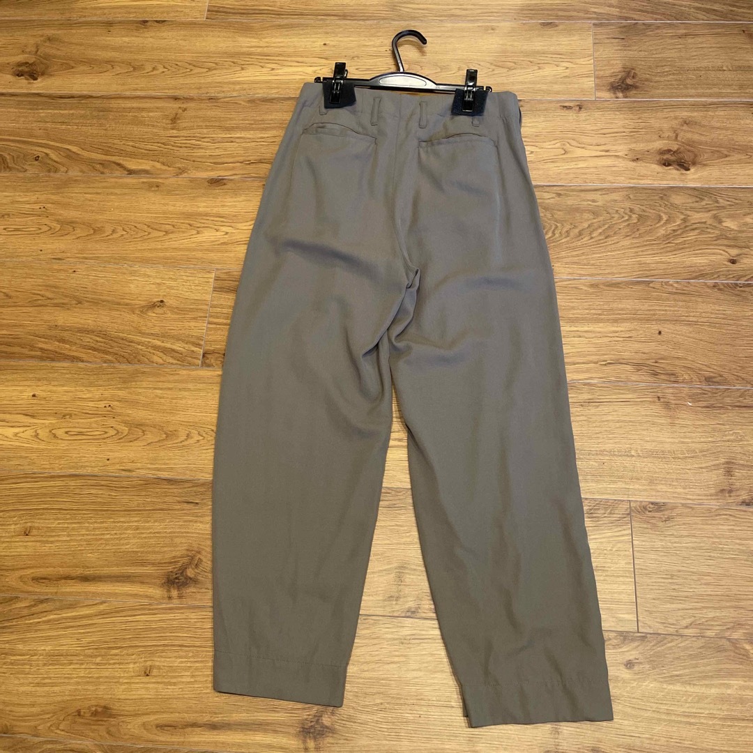 【WYM】 TUCK LOOSE DRAPE SLACKS