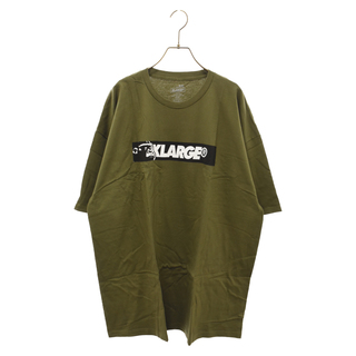 XLARGE - X-LARGE エクストララージ ロゴプリント 半袖Tシャツ カーキ ...