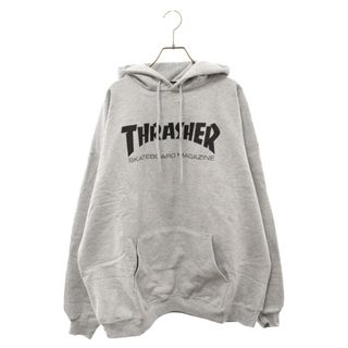 スラッシャー(THRASHER)のTHRASHER スラッシャー ロゴプリント プルオーバーパーカー グレー(パーカー)