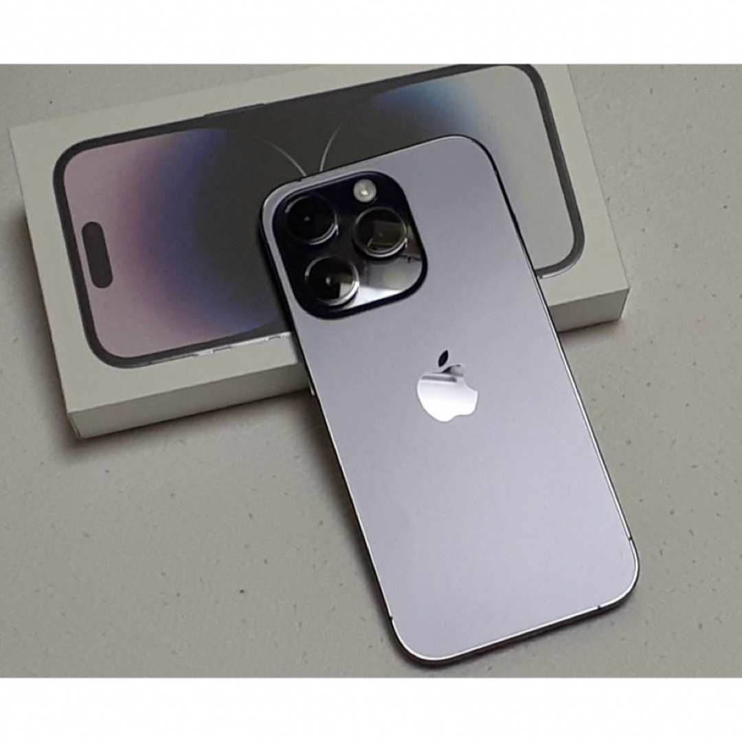 iPhone - iPhone 14 Pro ディープパープル 128 GB SIMフリーの通販 by