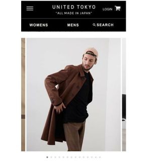 UNITED TOKYO - ボンディングギャバステンコート　ブラウン