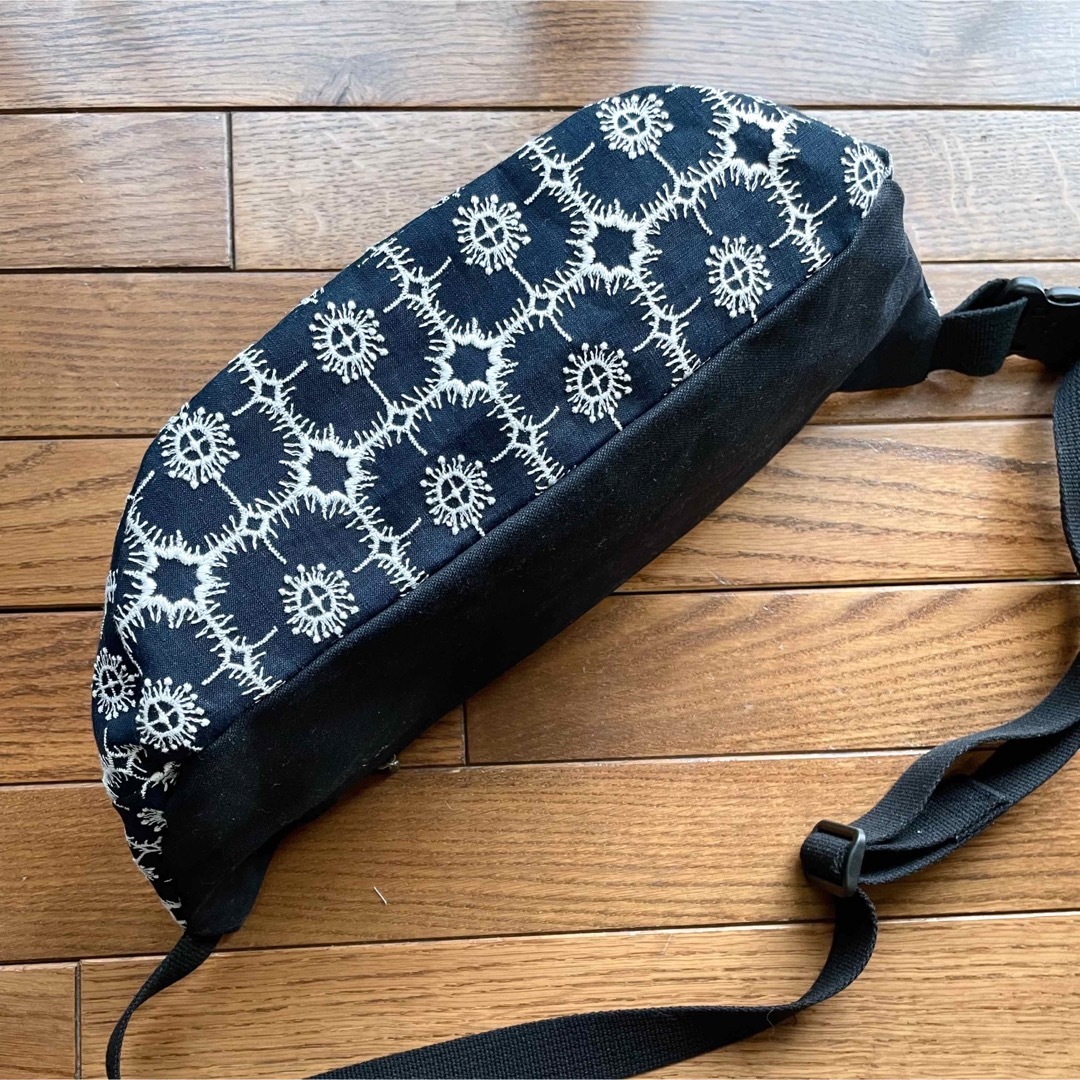 mina perhonen - ミナペルホネン anemone dark navy ハンドメイド