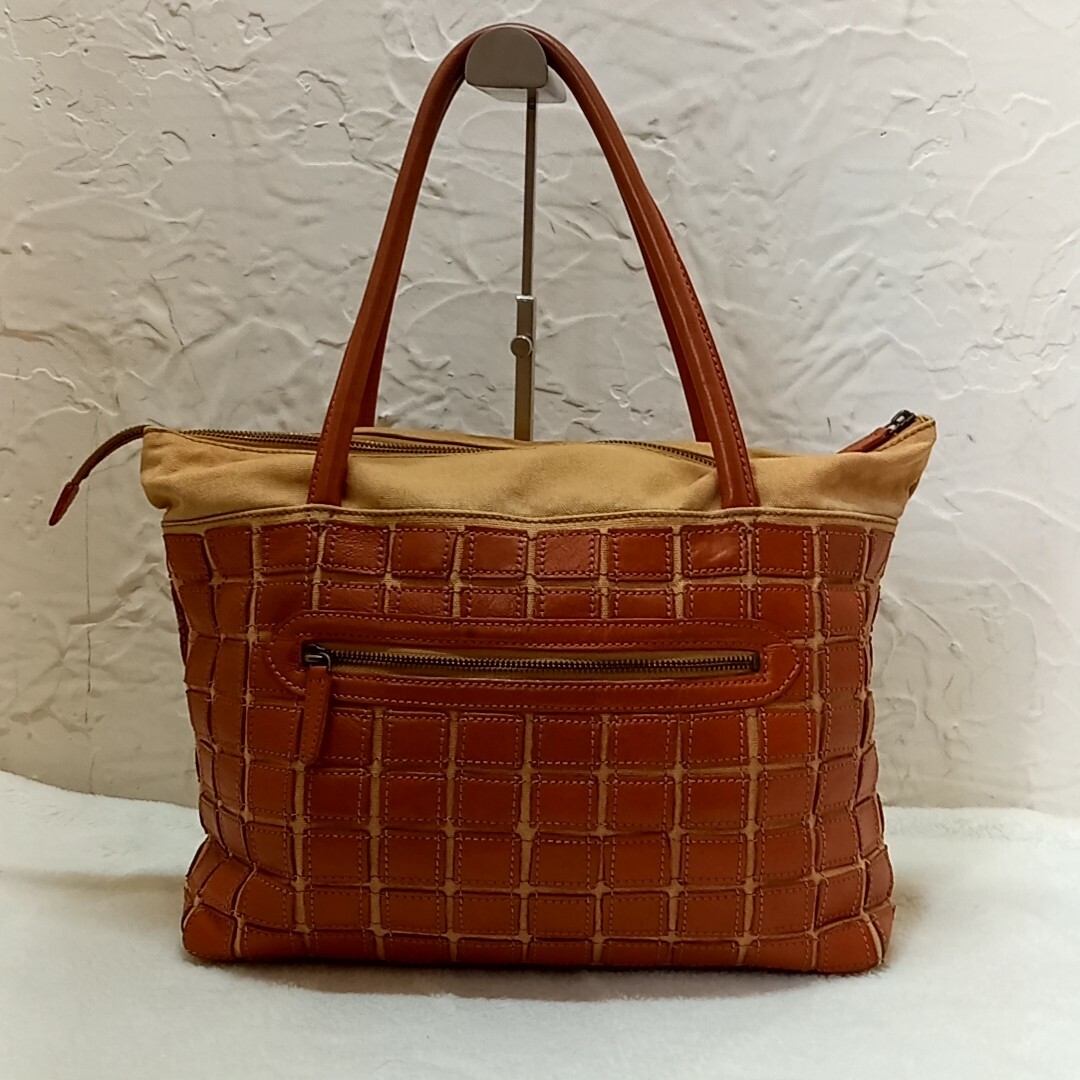 Dakota - Dakota ダコタ トートバッグ レザー キャンバス ベージュ A4