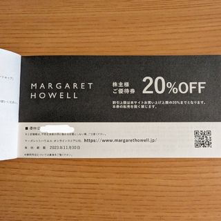 マーガレットハウエル(MARGARET HOWELL)のTSI　株主優待　マーガレット・ハウエル　1枚(ショッピング)