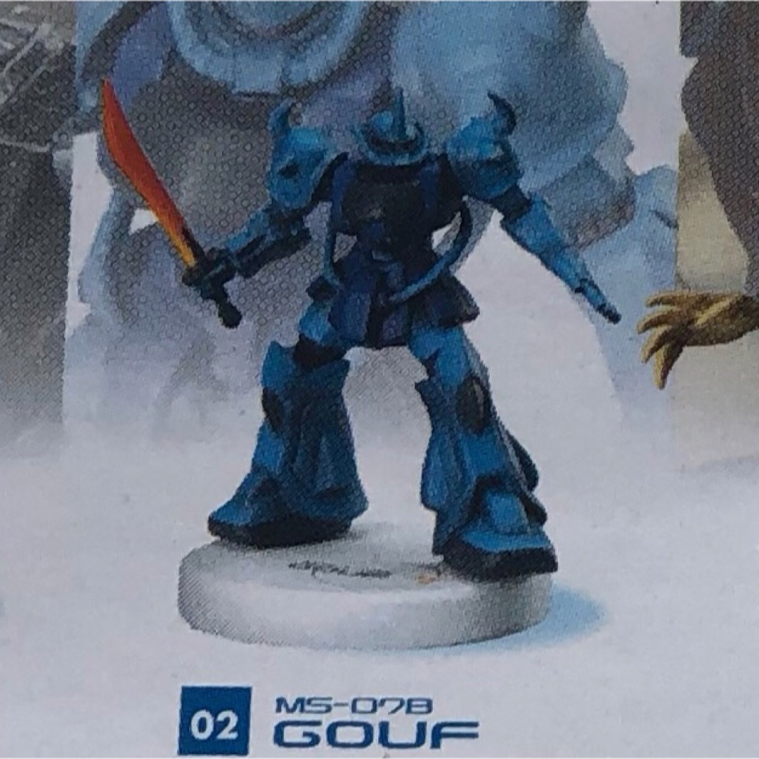 BANDAI - グフ 機動戦士ガンダム ミニフィギュアセレクション BANDAI - グフ 機動戦士ガンダム ミニフィギュアセレクション