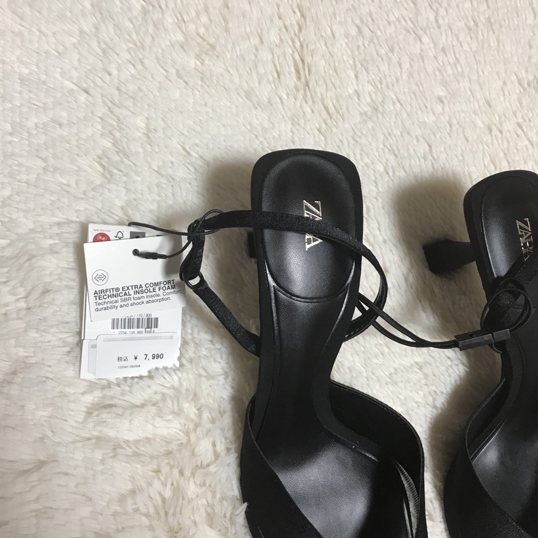 ZARA メッシュヒールスリングバックシューズ 3