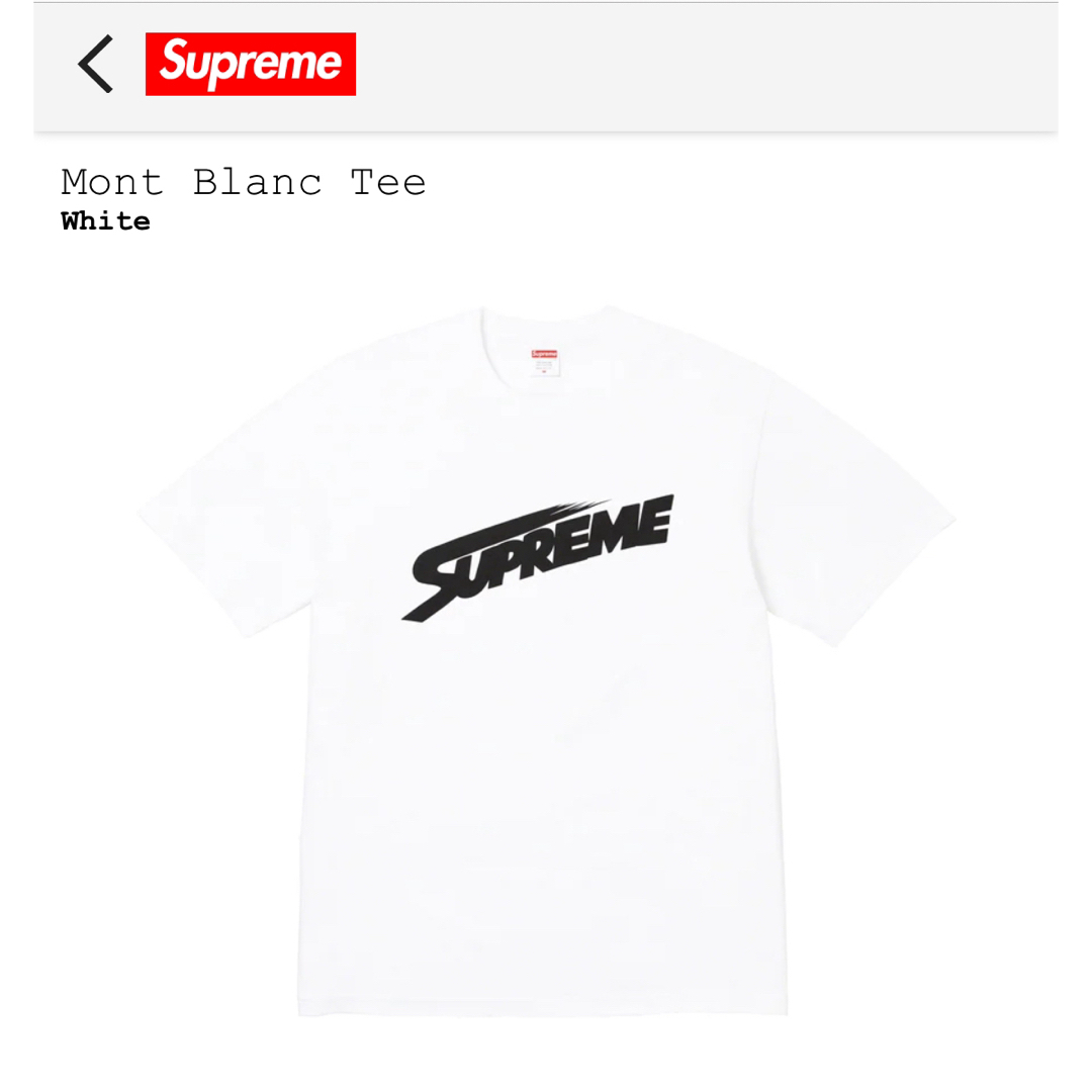 Supreme Mont Blanc Tee 