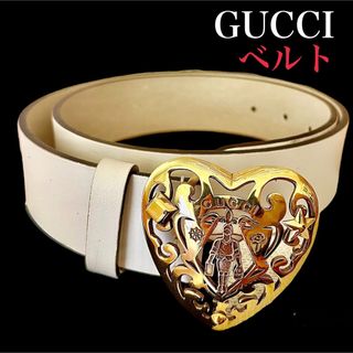 グッチ 白 ベルト(レディース)の通販 69点 | Gucciのレディースを買う