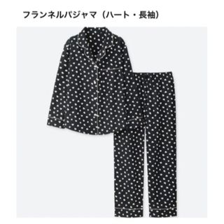 ユニクロ(UNIQLO)のユニクロ　＋E フランネルパジャマ　M(パジャマ)