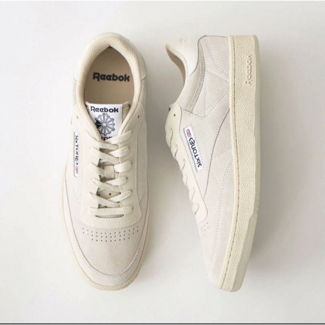 Reebok SixTONES CLUB C 85 VINTAGEクリーム