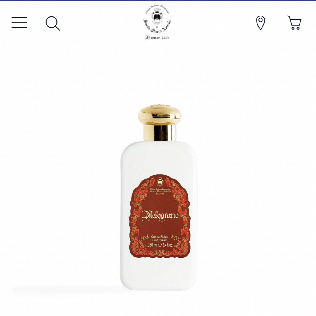 Santa Maria Novella(サンタマリアノヴェッラ)のサンタ マリア ノヴェッラ　ボディミルクザクロ250ml コスメ/美容のボディケア(ボディローション/ミルク)の商品写真