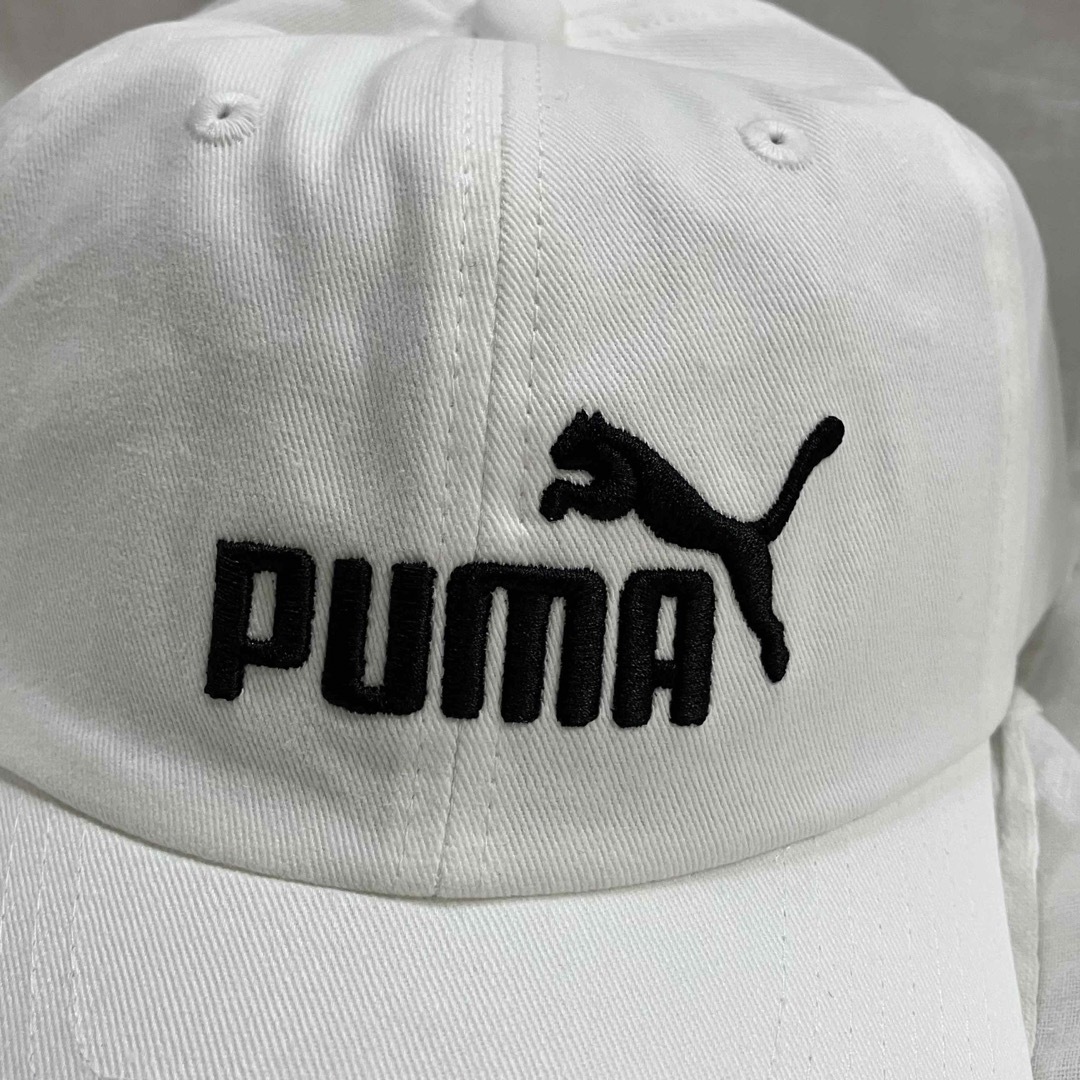 PUMA(プーマ)の新品未使用品　PUMA プーマ　キャップ　帽子　フリーサイズ　白ホワイト メンズの帽子(キャップ)の商品写真