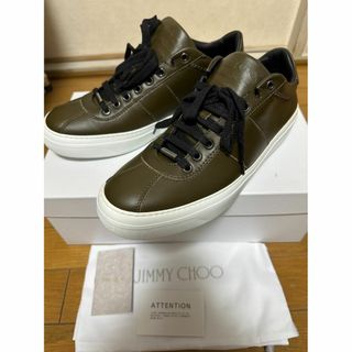 ジミーチュウ(JIMMY CHOO)の■ ジミーチュウ　JIMMY CHOO スニーカー カーキグリーン ■(スニーカー)