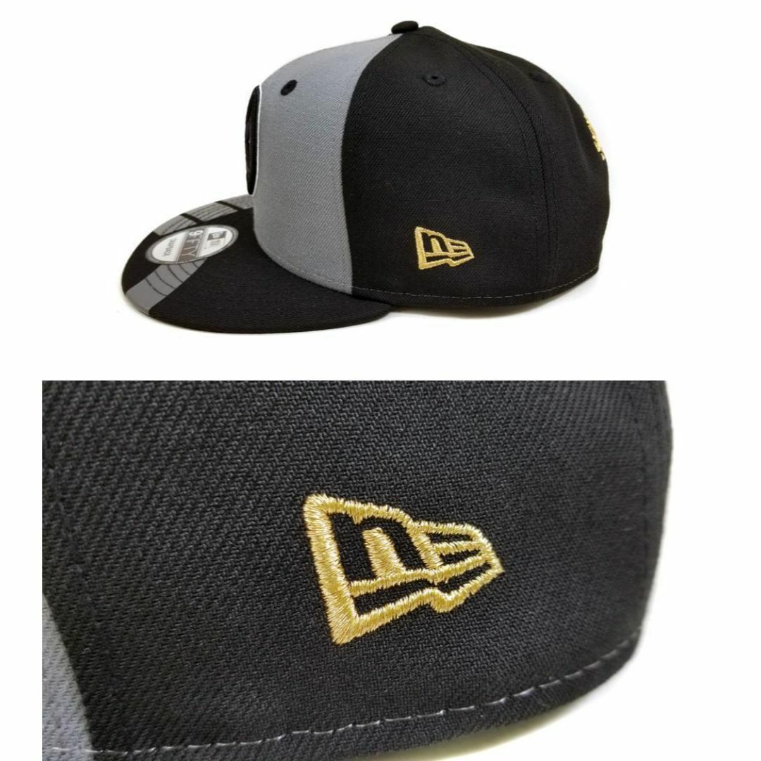 New Era キン肉マン ソルジャー キャップ KIN ニューエラ 黒 金 帽子 New Era キン肉マン ソルジャー キャップ KIN ニューエラ 黒 金 帽子