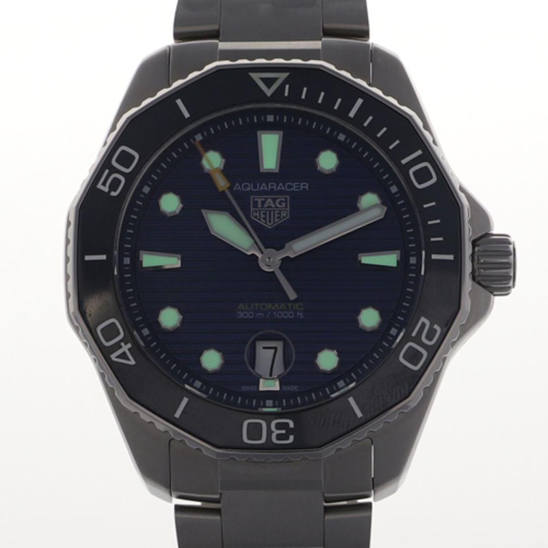 【117641】TAG HEUER タグホイヤー  WBP201B BA0632 アクアレーサー300  ブルーダイヤル SS 自動巻き ギャランティーカード 純正ボックス 腕時計 時計 WATCH メンズ 男性 男 紳士