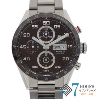 タグホイヤー(TAG Heuer)の【117677】TAG HEUER タグホイヤー  CV2A1S.BA0799 カレラ キャリバー16 ブラウンダイヤル SS 自動巻き ギャランティーカード 純正ボックス 腕時計 時計 WATCH メンズ 男性 男 紳士【中古】(腕時計(アナログ))