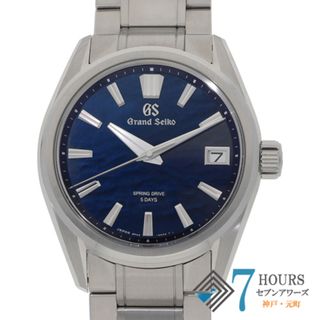 セイコー(SEIKO)の【117725】SEIKO セイコー  SLGA021/9RA2-0AB0 GS エボリューション9 ブルーダイヤル SS スプリングドライブ 保証書 純正ボックス 腕時計 時計 WATCH メンズ 男性 男 紳士【中古】(腕時計(アナログ))