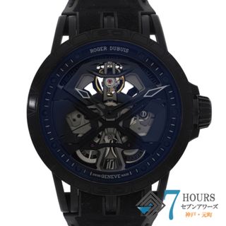 ロジェデュブイ(ROGER DUBUIS)の【117758】ROGER DUBUIS ロジェ・デュブイ  RDDBEX0829 エクスカリバー スパイダーウラカン スケルトンダイヤル TI/ラバー 自動巻き 保証書 当店オリジナルボックス 腕時計 時計 WATCH メンズ 男性 男 紳士【中古】(腕時計(アナログ))