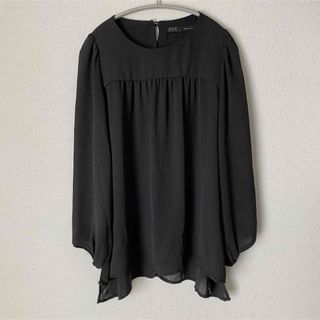 ザラ(ZARA)の【ZARA】シフォンブラウス(シャツ/ブラウス(長袖/七分))