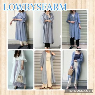 ローリーズファーム(LOWRYS FARM)のLOWRYSFARM ボイルワンピース ロングワンピース ぽわん袖 ボリューム袖(ロングワンピース/マキシワンピース)