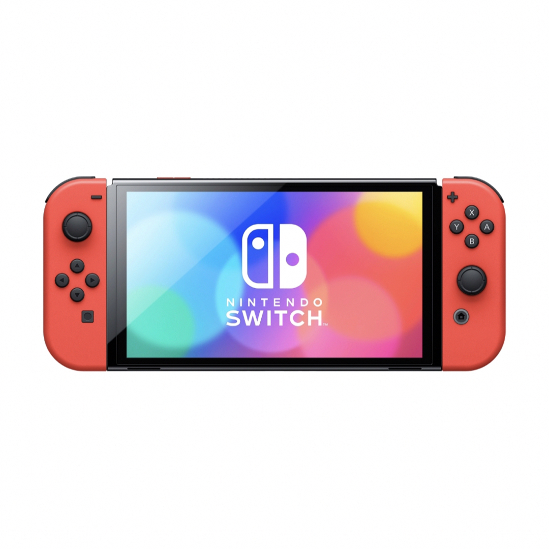 Nintendo Switch(ニンテンドースイッチ)の【新品未開封】Nintendo Switch（有機ELモデル） マリオレッド エンタメ/ホビーのゲームソフト/ゲーム機本体(家庭用ゲーム機本体)の商品写真