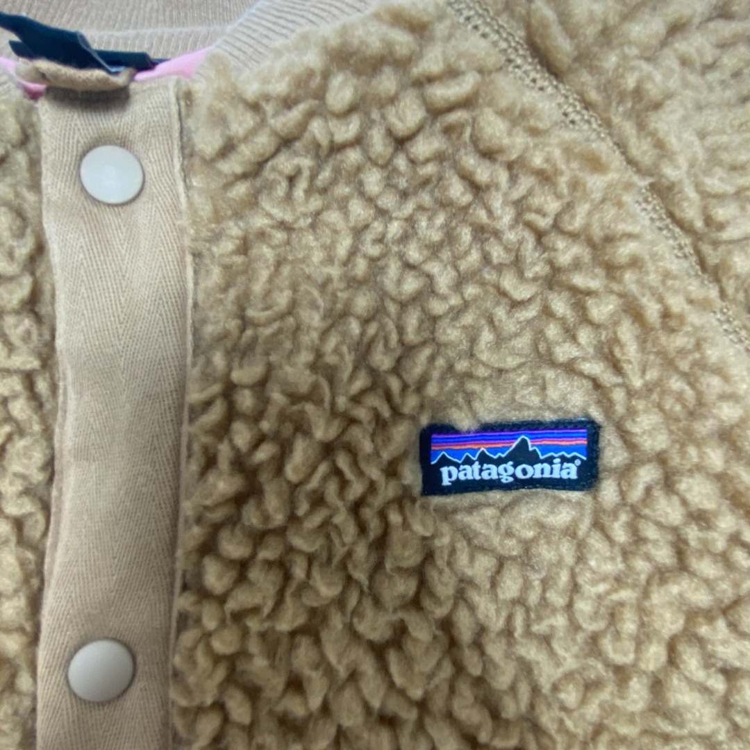 ωωPatagonia パタゴニア キッズ衣料 ジャケット ボアジャケット 秋冬物 SIZE XL 無地 65415FA19 ブラウン