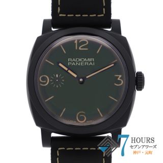 パネライ(PANERAI)の【117249】PANERAI パネライ  PAM00997 ラジオミール グリーンダイヤル CE/ナイロン 手巻き 保証書 純正ボックス 腕時計 時計 WATCH メンズ 男性 男 紳士【中古】(腕時計(アナログ))