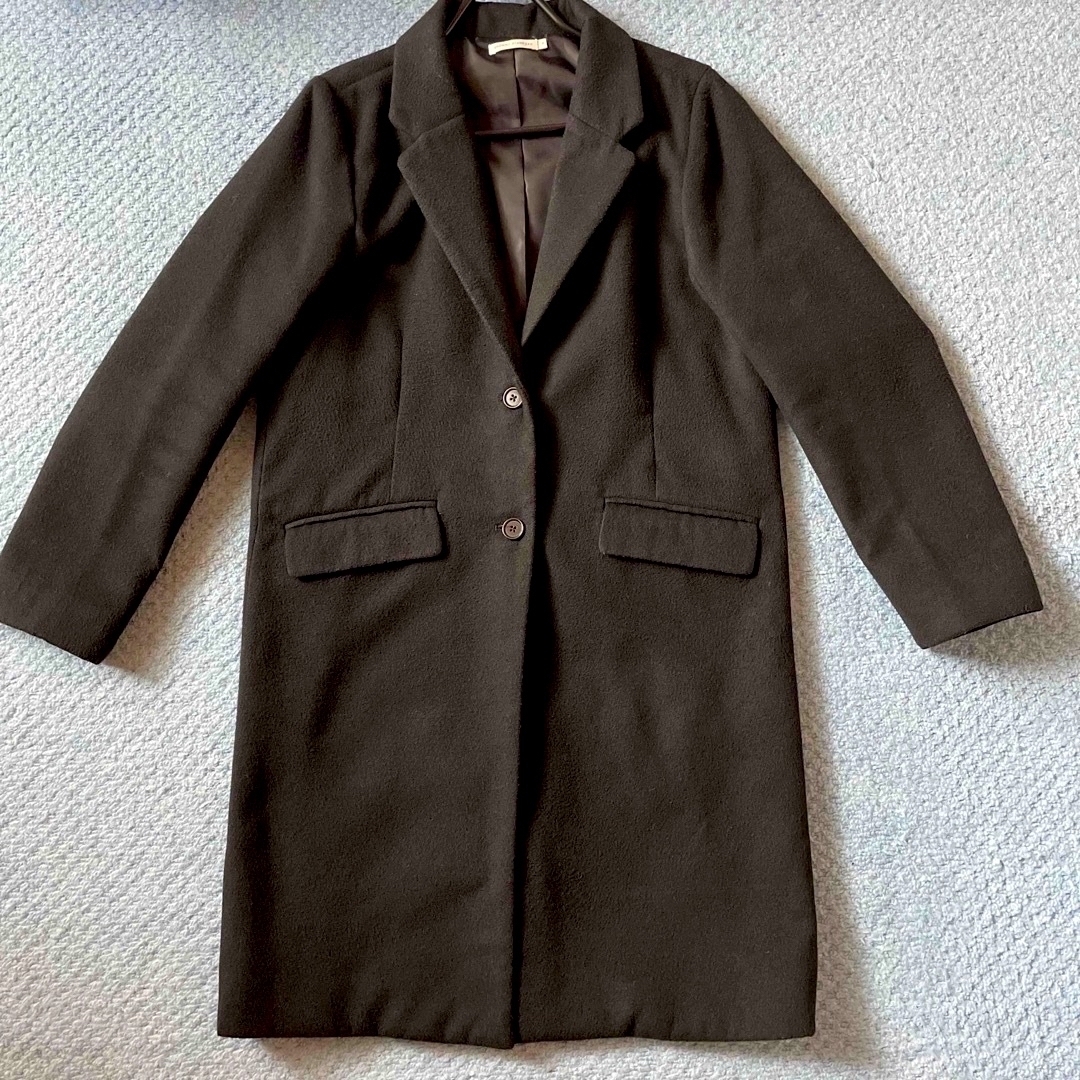 WEGO(ウィゴー)のチェスターコートブラックWEGO レディースのジャケット/アウター(チェスターコート)の商品写真