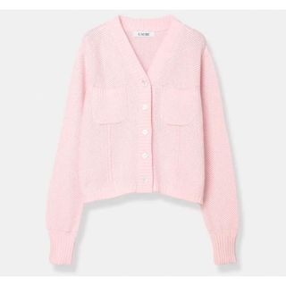 アニュアンス(ánuans)の【新品タグ付】L’aube blanc Basket Knit Cardigan(カーディガン)