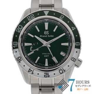 セイコー(SEIKO)の【117416】SEIKO セイコー  SBG295 9R66-0BK0 GS スポーツコレクション マスターショップ限定 グリーンダイヤル SS スプリングドライブ ギャランティーカード 純正ボックス 腕時計 時計 WATCH メンズ 男性 男 紳士【中古】(腕時計(アナログ))