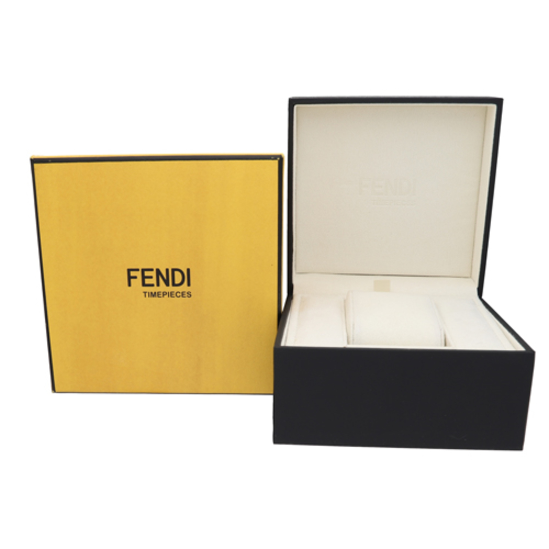 FENDI(フェンディ)の【117434】FENDI フェンディ  71000S 007-331 ラナウェイ ホワイトダイヤル SS/GP クオーツ 純正ボックス 腕時計 時計 WATCH レディース 女性 女【中古】 レディースのファッション小物(腕時計)の商品写真