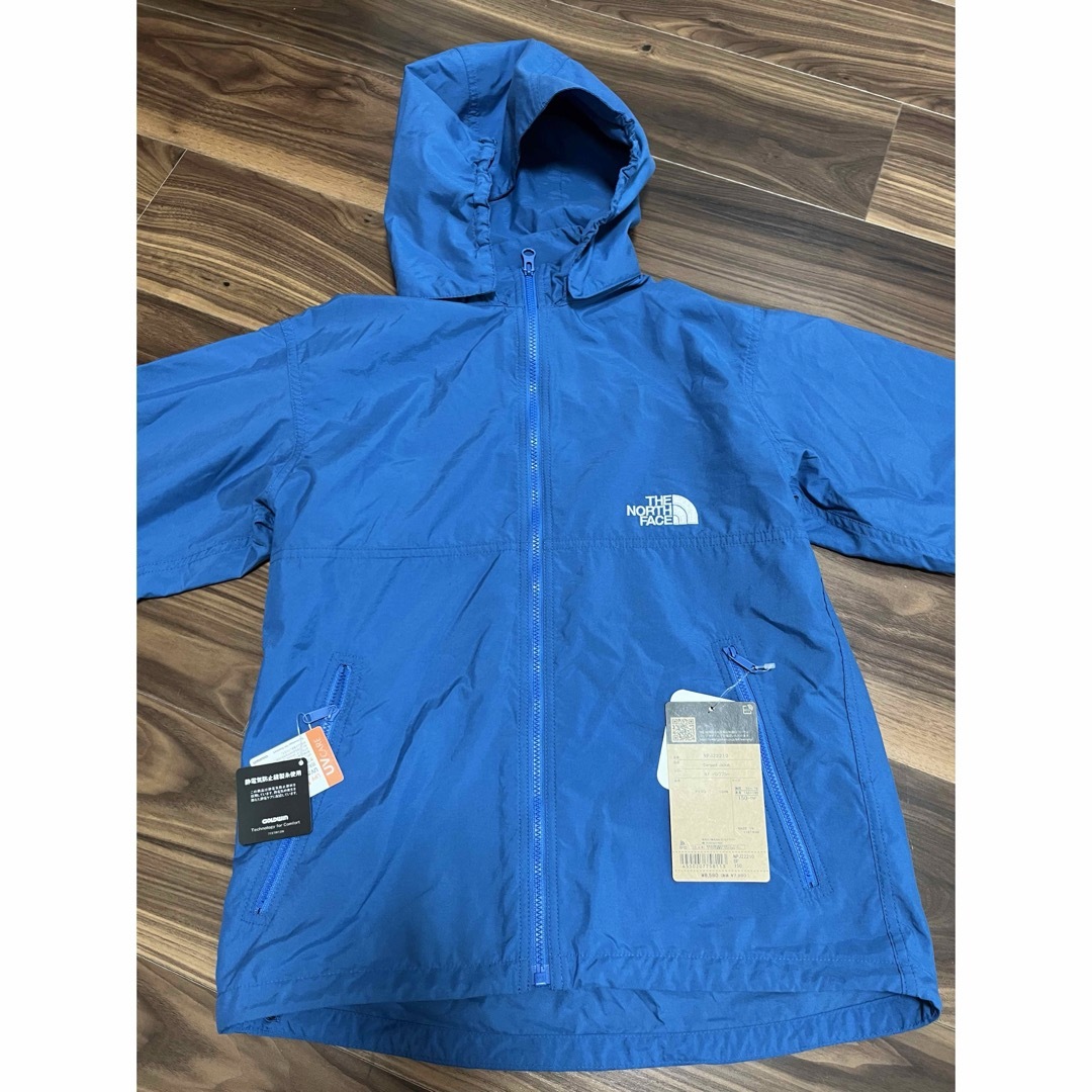 THE NORTH FACE(ザノースフェイス)の新品THE NORTH FACE 150cm コンパクトジャケット パンフブルー キッズ/ベビー/マタニティのキッズ服男の子用(90cm~)(ジャケット/上着)の商品写真