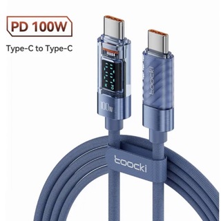 Toocki 100 ワット透明 USB C タイプ C PD 高速充電(PC周辺機器)