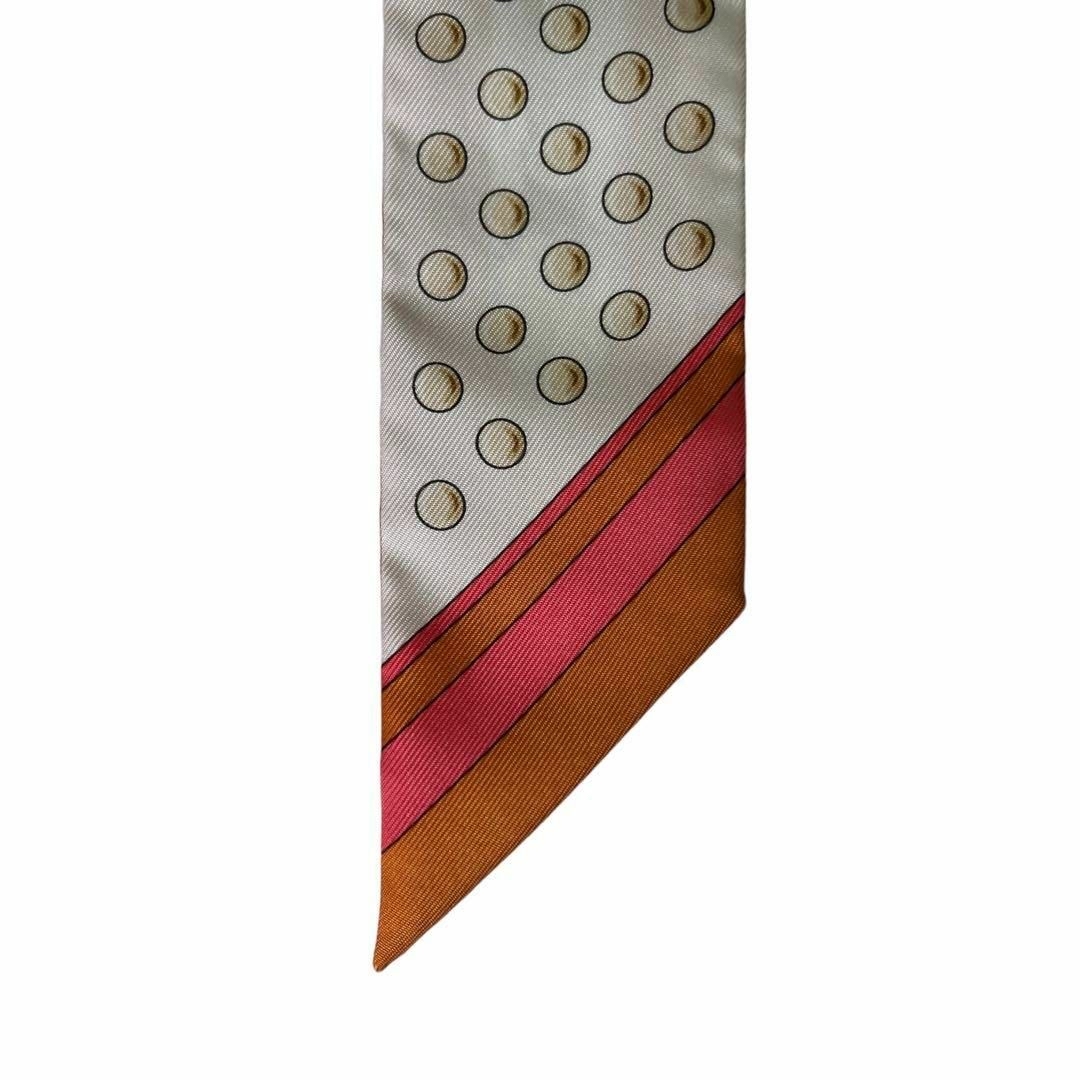 美品 エルメス ツイリー スカーフ グラン トゥラララ オレンジ ブランド