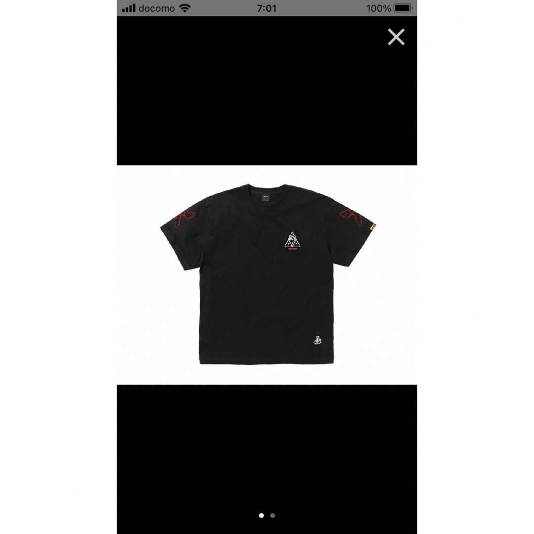 FR2 x HUF T-shirt Black