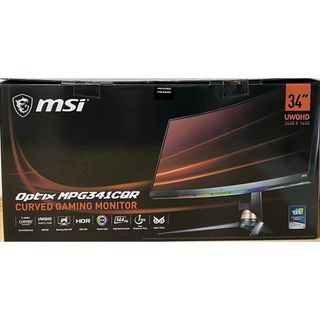 エムエスアイ(msi)のMSI 湾曲型ゲーミングモニター34インチ VAパネル MPG341CQR (ディスプレイ)