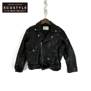 ビューティフルピープル(beautiful people)のビューティフルピープル 1646402401 Shirink leather riders シープレザー ダブルライダース 140(ライダースジャケット)