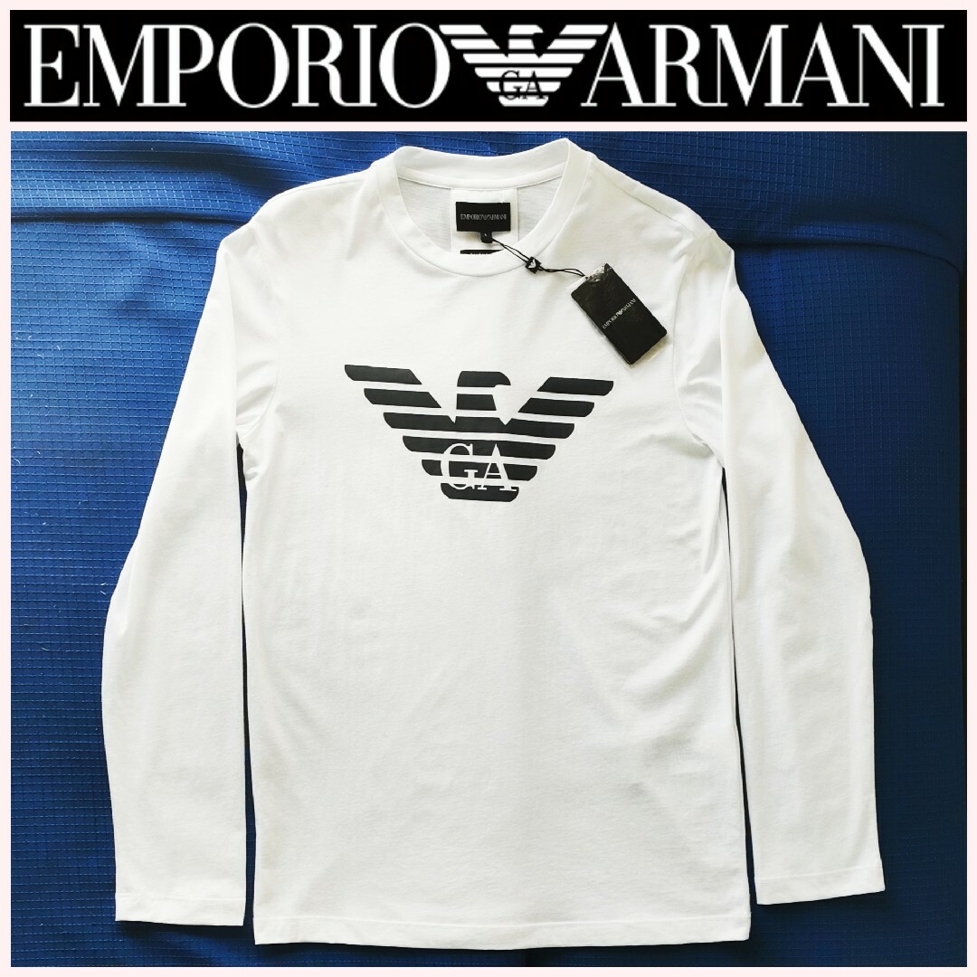 【新品】EMPORIO ARMANI　エンポリオ アルマーニ　ロンＴ　メンズS