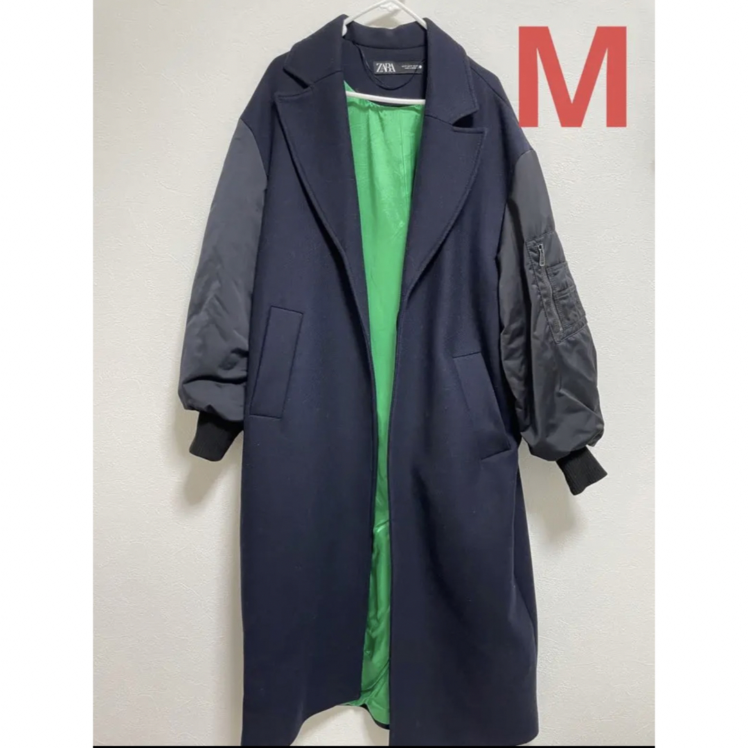 ZARA マッチングボンバーコート　M