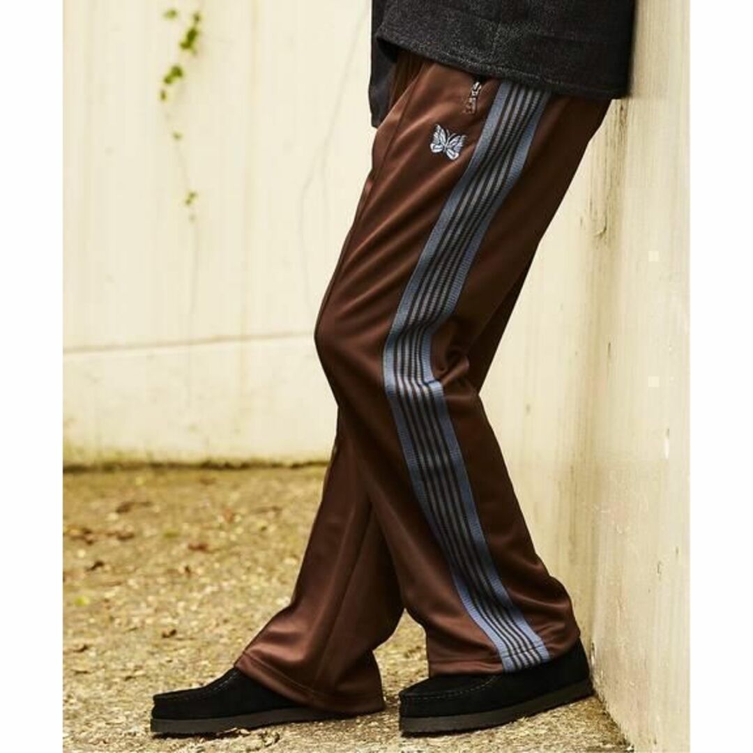 NEEDLES NARROW TRACK PANT BROWN 美