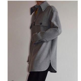 フミカウチダWOOL FLANO DOUBLE BREASTED JACKET