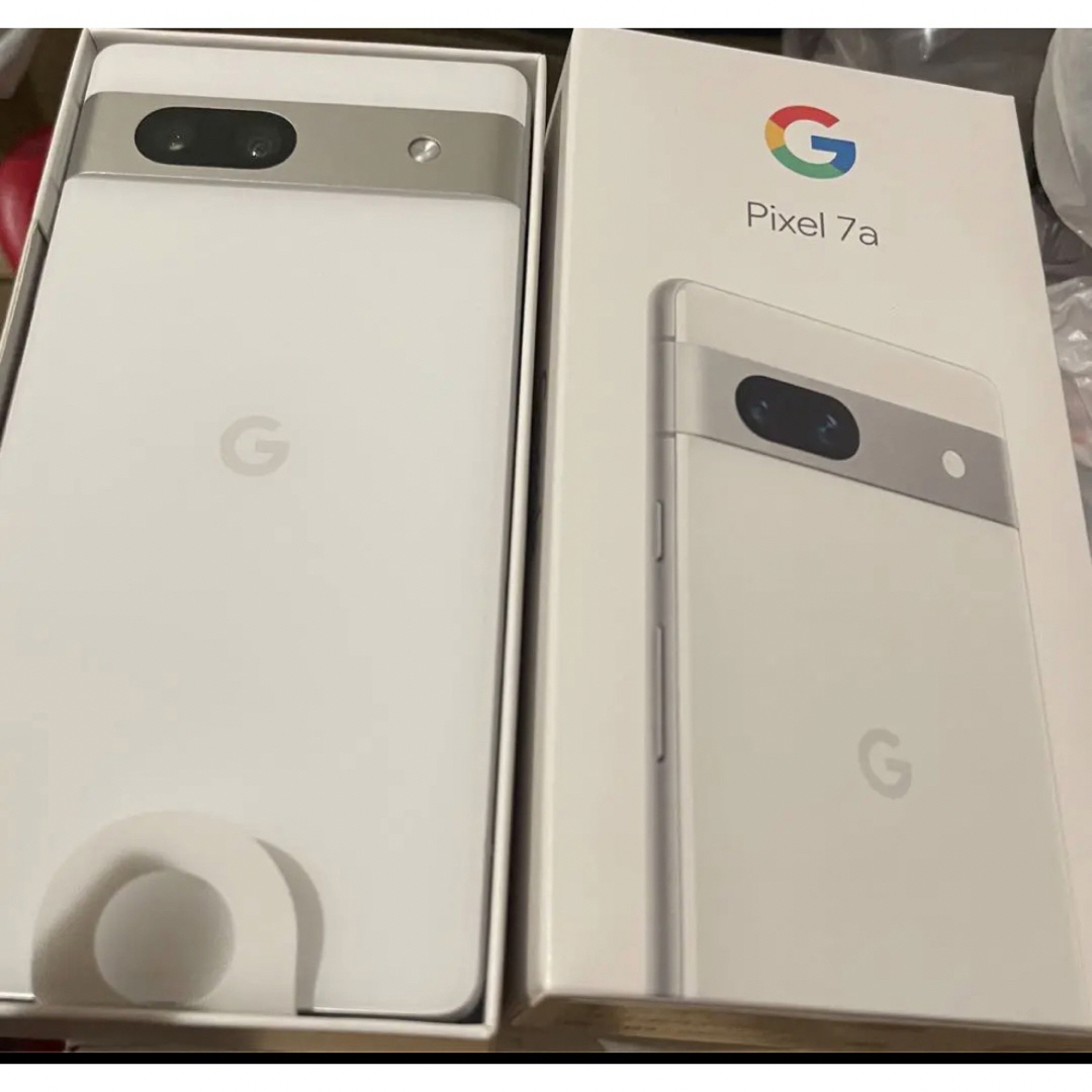 Google Pixel(グーグルピクセル)の新品未使用 Google Pixel 7a SIMフリー 128GB snow スマホ/家電/カメラのスマートフォン/携帯電話(スマートフォン本体)の商品写真