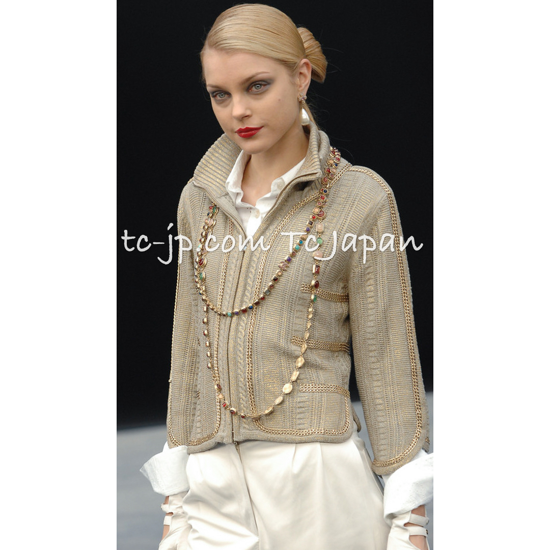 CHANEL - 美品綺麗 シャネル CHANEL グレー・ベージュ・ゴールド・貴重
