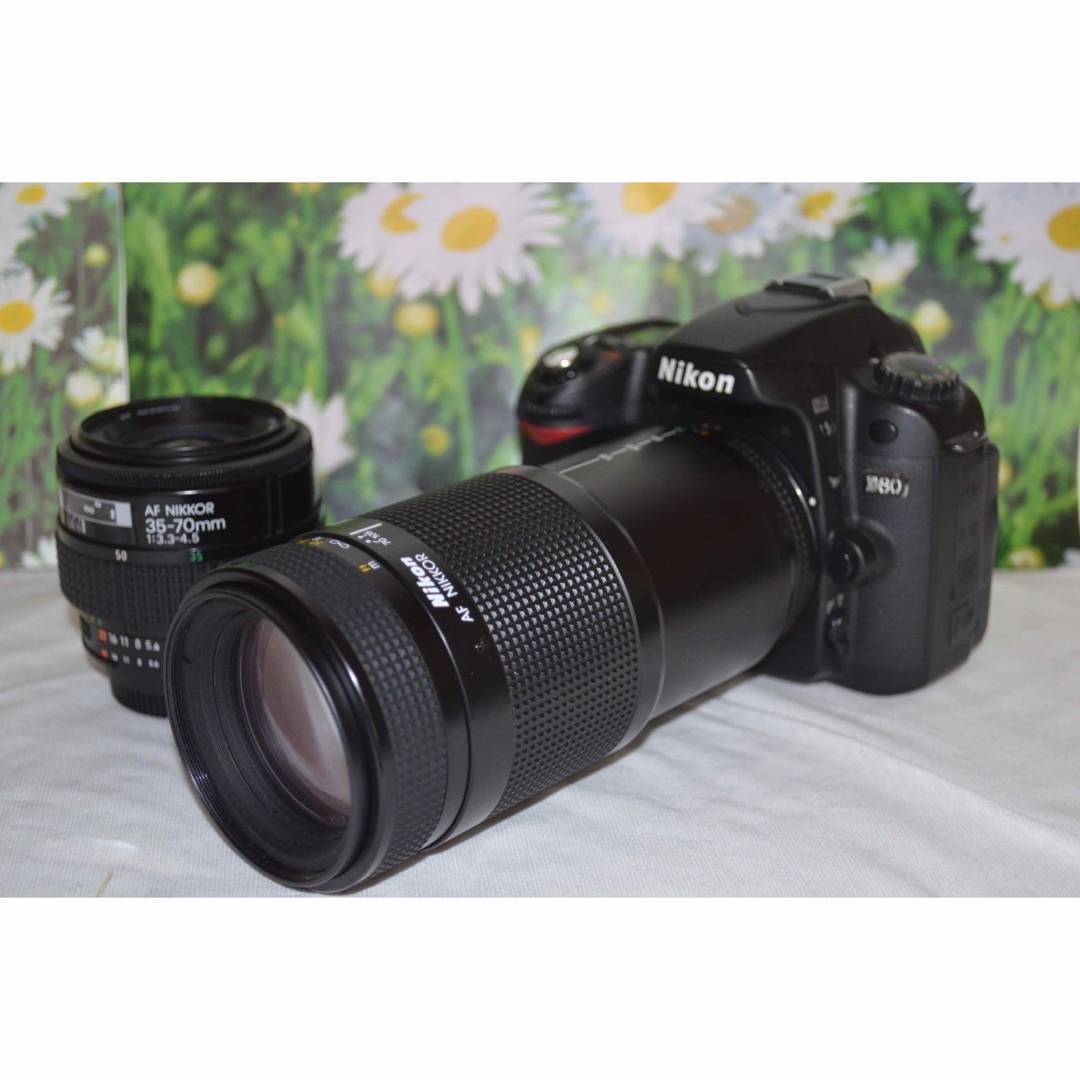 カメラ本体❤美品❤超望遠❤初心者おススメ❤Wズームセット❤ニコン Nikon D80