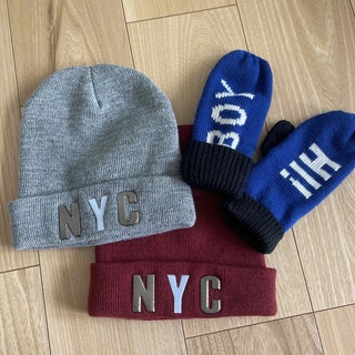 エヌワイシー(NYC)のNYC ニット帽　手袋　まとめ売り(ニット帽/ビーニー)